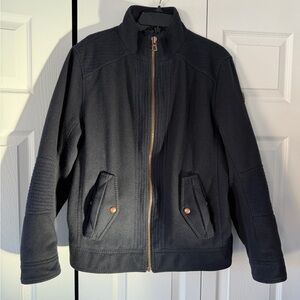 Hugo Boss Men’s Dark Navy Zip-Up Jacket Size 40R